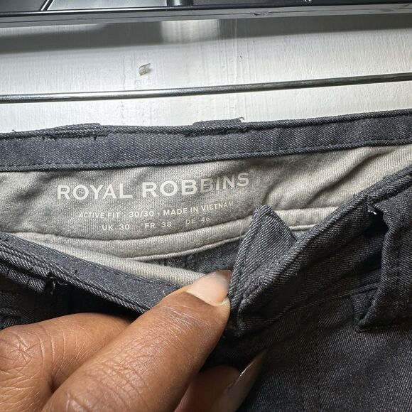Royal Robbins Active Fit Alpine Road Pants 30/30 Asphalt Grey Men’s - Picture 4 of 11